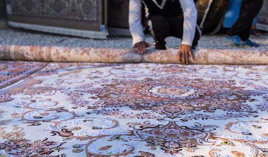 روش اصولی لول کردن قالی در قالیشویی تهران نو  